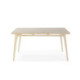 MESA COMEDOR 150x80x76 MADERA BLANCO VELADO