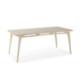 MESA COMEDOR 180x90x76 MADERA BLANCO VELADO