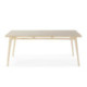 MESA COMEDOR 180x90x76 MADERA BLANCO VELADO