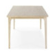 MESA COMEDOR 180x90x76 MADERA BLANCO VELADO