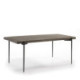 MESA COMEDOR 180x90x76 METAL/MADERA GRIS