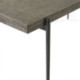 MESA COMEDOR 180x90x76 METAL/MADERA GRIS