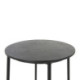 MESA COMEDOR 70x70x111 MADERA NEGRO/METAL NEGRO