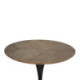 MESA COMEDOR ALTA 75x75x111 MADERA NATURAL/METAL NEGRO