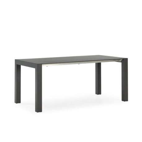 MESA COMEDOR EXTENSIBLE 174/219x90x76 MADERA GRIS MATE