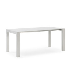 MESA COMEDOR EXTENSIBLE 174/264x90x76 MADERA BLANCO