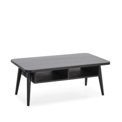 MESA DE CENTRO 106x60x43 MADERA NEGRO