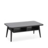 MESA DE CENTRO 106x60x43 MADERA NEGRO