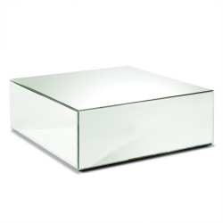 MESA DE CENTRO 80x80x30 ESPEJO
