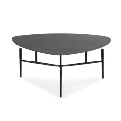 MESA DE CENTRO 80x80x35 METAL NEGRO