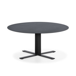 MESA DE CENTRO 80x80x38 METAL NEGRO