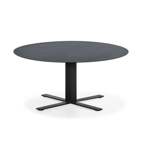 MESA DE CENTRO 80x80x38 METAL NEGRO