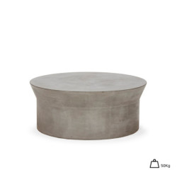 MESA DE CENTRO 90x90x37 CEMENTO NATURAL