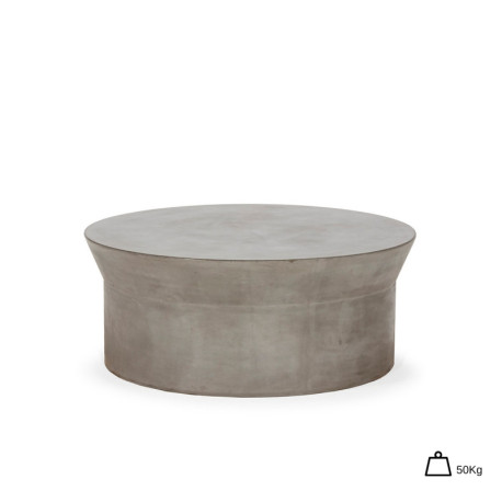 MESA DE CENTRO 90x90x37 CEMENTO NATURAL