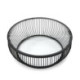 MESA DE CENTRO 93x93x34 CRISTAL/METAL NEGRO