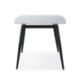 MESA DE COMEDOR 180x90x76 PORCELANICO/METAL NEGRO