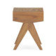 MESITA DE NOCHE 40x40x52 MADERA NATURAL