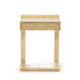 MESITA DE NOCHE 50x35x66 MADERA BLANCO VELADO