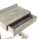 MESITA DE NOCHE 50x35x66 MADERA GRIS VELADO