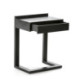 MESITA DE NOCHE 50x35x66 MADERA NEGRO