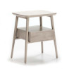 MESITA DE NOCHE 50x38x60 MADERA GRIS VELADO