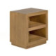 MESITA DE NOCHE 50x40x55 MADERA NATURAL