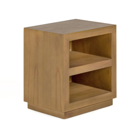 MESITA DE NOCHE 50x40x55 MADERA NATURAL