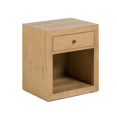 MESITA DE NOCHE 50x40x55 MADERA NATURAL