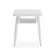 MESITA DE NOCHE 50x50x60 MADERA BLANCO