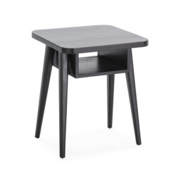 MESITA DE NOCHE 50x50x60 MADERA NEGRO