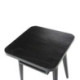 MESITA DE NOCHE 50x50x60 MADERA NEGRO