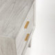 MESITA DE NOCHE 60x40x60 MADERA GRIS VELADO