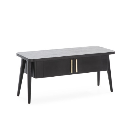 MUEBLE TV 110x45x50 MADERA NEGRO