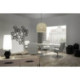 MUEBLE TV 140x45x55 MADERA MINDI NATURAL/METAL NEGRO