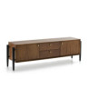 MUEBLE TV 160x40x50 MADERA MINDI MARRON/NEGRO