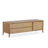MUEBLE TV 160x45x50 MADERA NATURAL/RATAN NATURAL