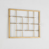 PERCHERO 50x5x40 ACRILICO/METAL DORADO