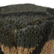 PUFF 50x50x50 ALFOMBRA SHUMAK NATURAL/NEGRO