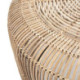 PUFF 84x84x37 METAL/MIMBRE BLANCO LAVADO