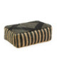 PUFF 91x60x30 ALFOMBRA SHUMAK NEGRO/NATURAL