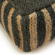 PUFF 91x60x30 ALFOMBRA SHUMAK NEGRO/NATURAL