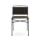 SILLA 50x60x87 METAL NEGRO/TERCIOPELO VERDE