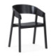 SILLA 56x51x75 MADERA ROBLE/CUERDA NEGRO
