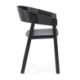 SILLA 56x51x75 MADERA ROBLE/CUERDA NEGRO