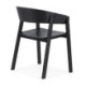 SILLA 56x51x75 MADERA ROBLE/CUERDA NEGRO