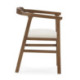SILLA 56x55x76 MADERA NATURAL/TELA