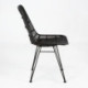 SILLA 57x45x88 METAL/MIMBRE NEGRO