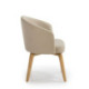 SILLA 61x59x78 MADERA NATURAL/TELA BEIGE