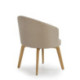 SILLA 61x59x78 MADERA NATURAL/TELA BEIGE