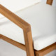SILLON 51x54x70 MADERA TECA ARENA/CANVAS BLANCO